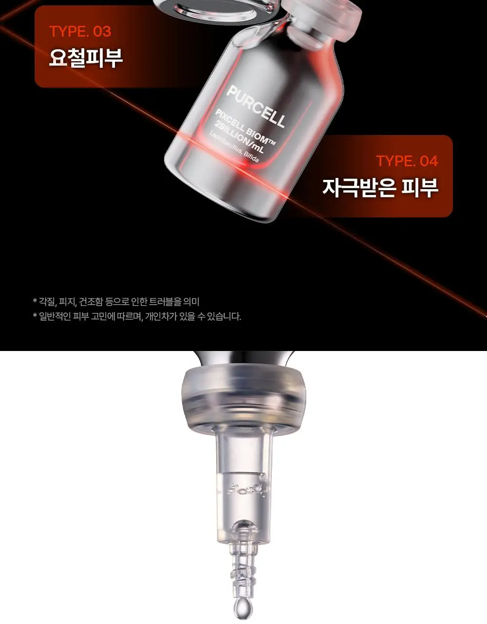 [대용량/장벽강화세럼] 퍼셀 20억/mL 픽셀바이옴 원액 55ml 상세페이지 7